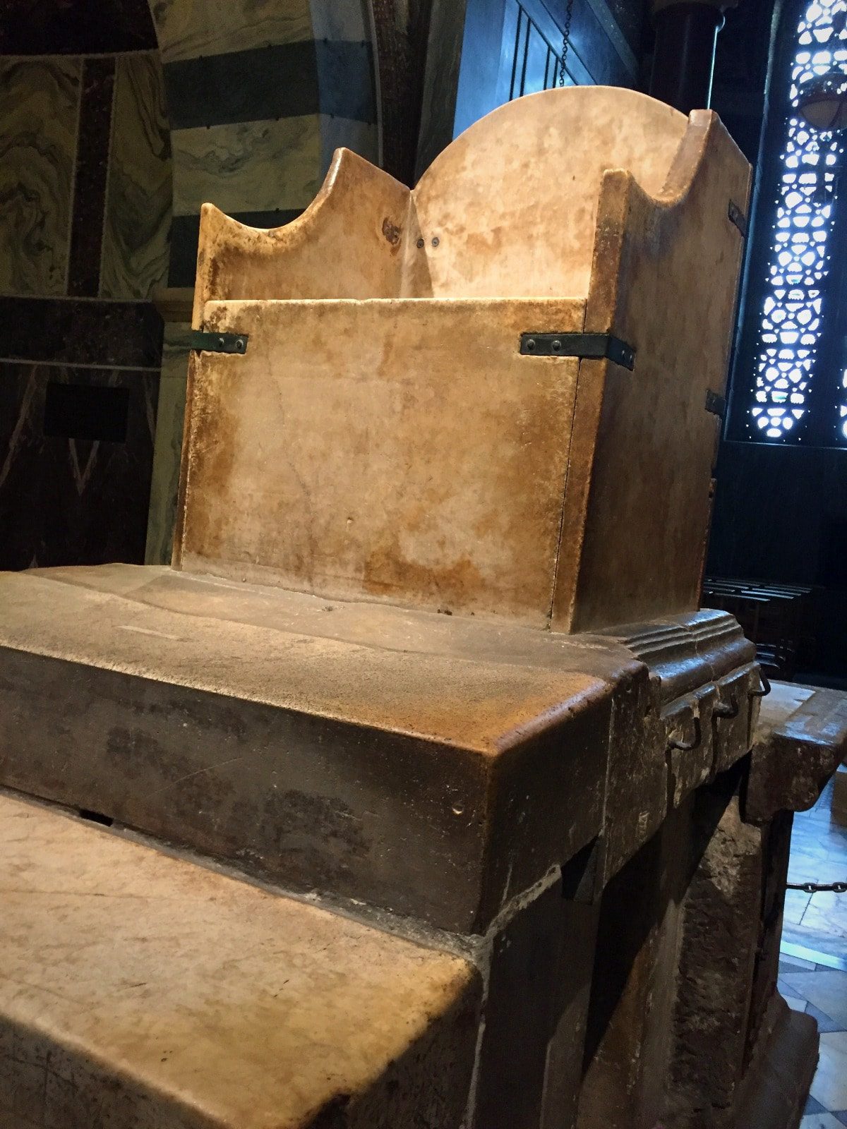 2018 European travel review: Charlemagne's throne in Aachen Cathedral.