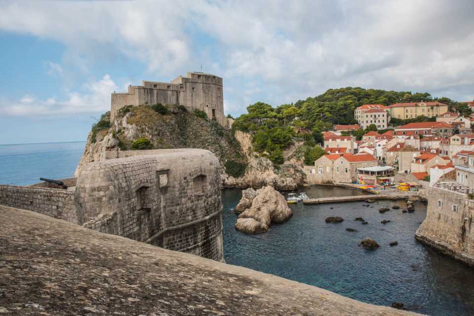 Game of Thrones filming locations in Europe: Lovrijenac Castle