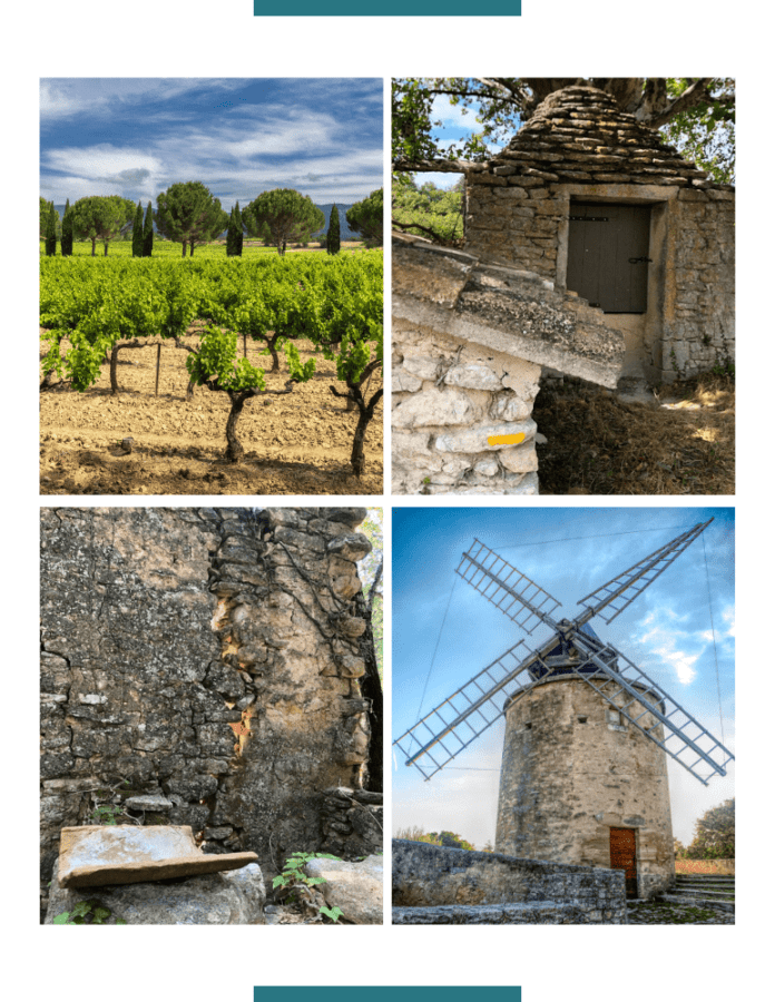 This is a photo page in The Luberon Loop hiking guide.