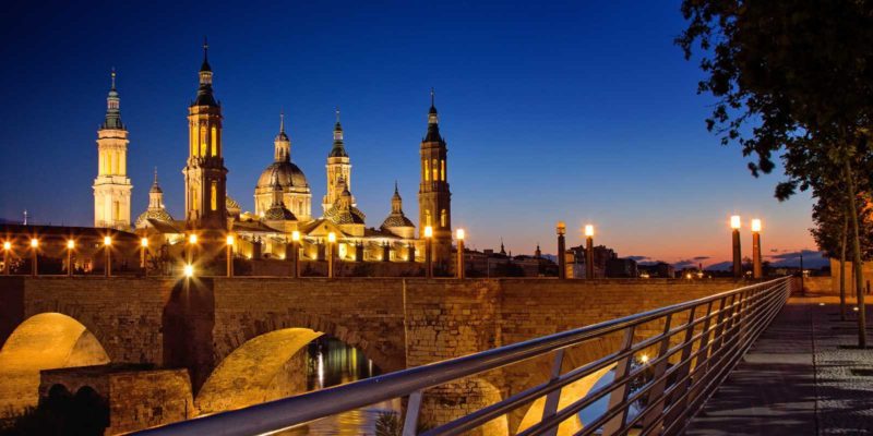 Zaragoza, Spain, pictured here, is an attractive destination in Spain for long-term stays.